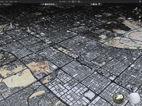 रियादभूभागीय शहर सऊदी अरब 3D मॉडल