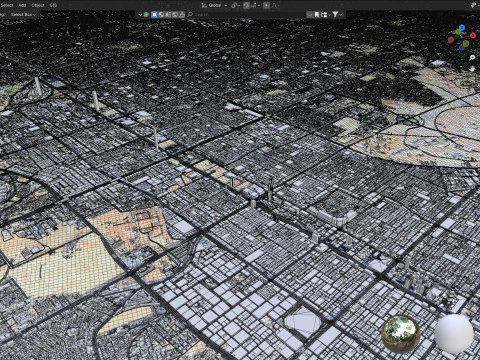 RiyadhTerrain city Saudi Arabia 3D Model