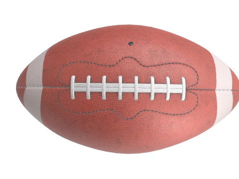 American football 3D Model