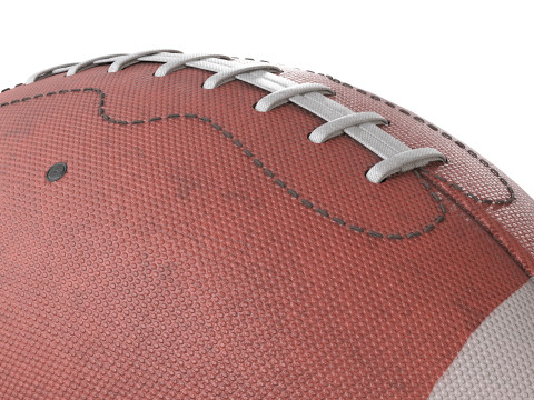 sepak bola Amerika Model 3D