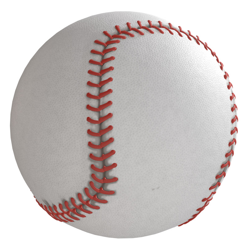Baseball Model 3D .c4d .max .obj .3ds .fbx .stl .blend