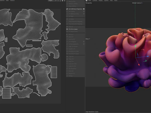 Mercan kayalığı 04 3D Model