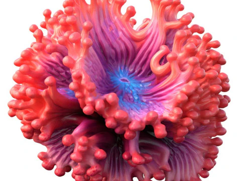 Terumbu karang 05 Model 3D