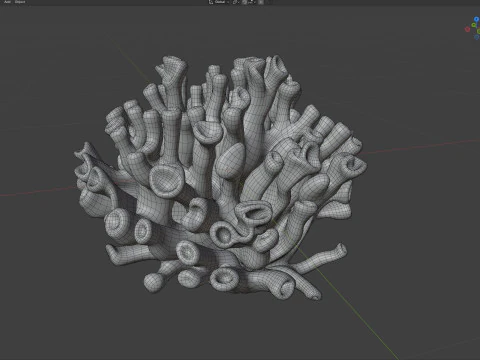 Coral reef 06 3D Model