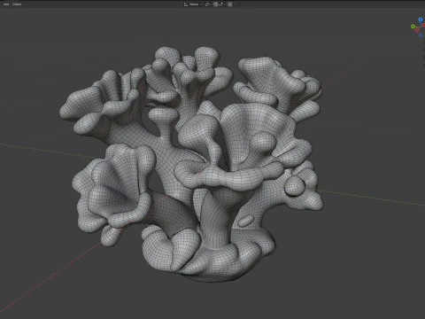 Coral reef 08 3D Model