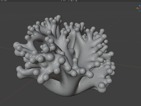 मूंगा चट्टान 10 3D मॉडल