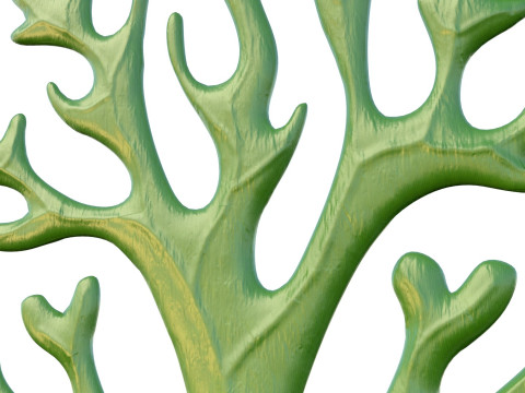 Водоросли 1 3D Модель