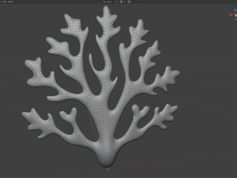 Водоросли 1 3D Модель