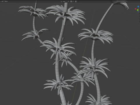 Algas marinhas 6 Modelo 3D