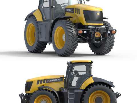 AT 502B 농업용 트랙터 3D 모델