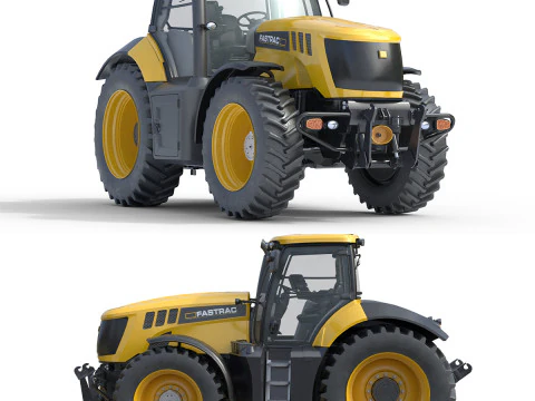 АТ 502Б Трактор Сільськогосподарський 3D Модель