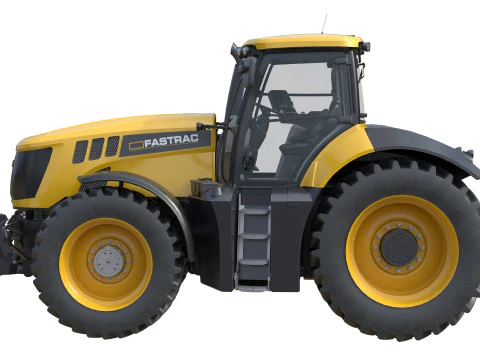 AT 502B Tractor Agricultural 3D Model