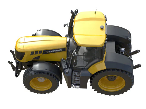 AT 502B Tractor Agricultural 3D Model