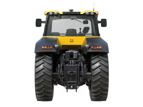 AT 502B Tractor Agricultural 3D Model