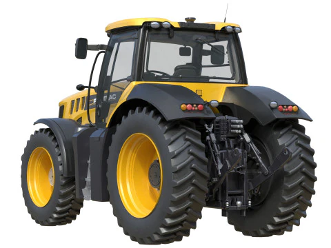 AT 502B Tractor Agricultural 3D Model