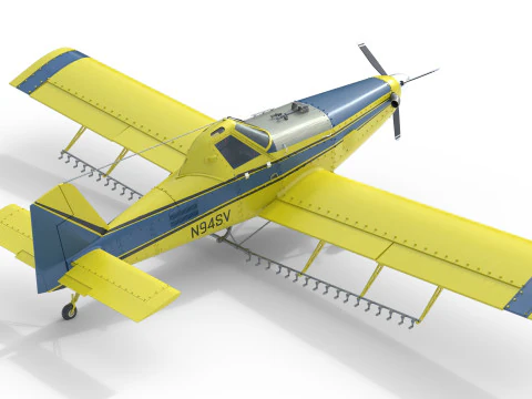 AT 502B Air Tractor Agricultural Aircraft 3D Model