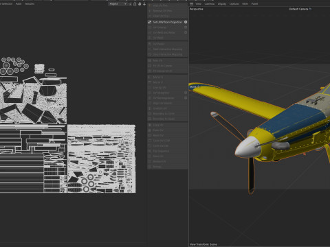 Pesawat Pertanian Traktor Udara AT 502B Model 3D