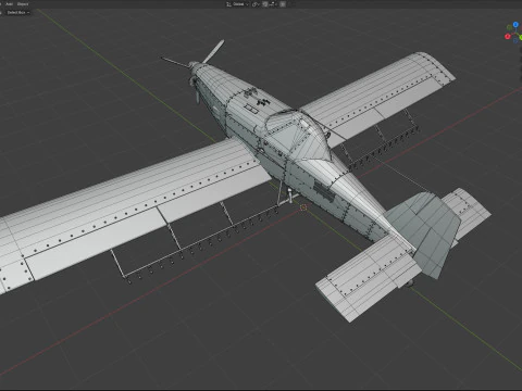 AT 502B Air Tractor Agricultural Aircraft 3D Model