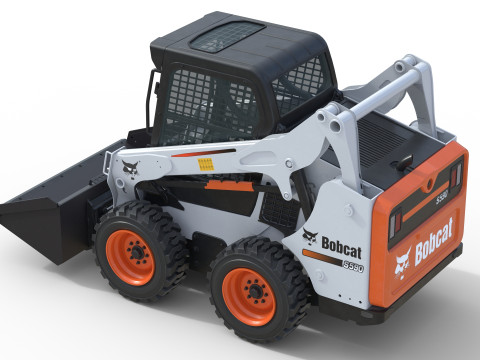 山猫转向装载机 S590 3D 模型