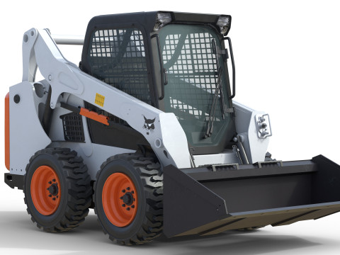 山猫转向装载机 S590 3D 模型