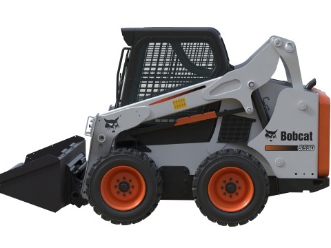 山猫转向装载机 S590 3D 模型