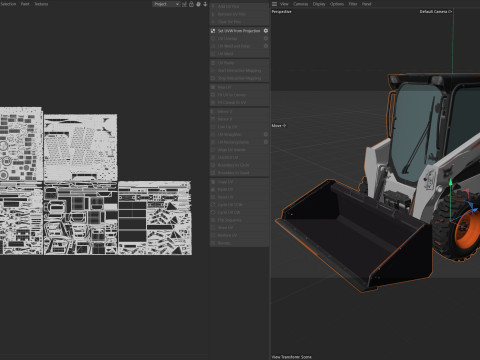山猫转向装载机 S590 3D 模型