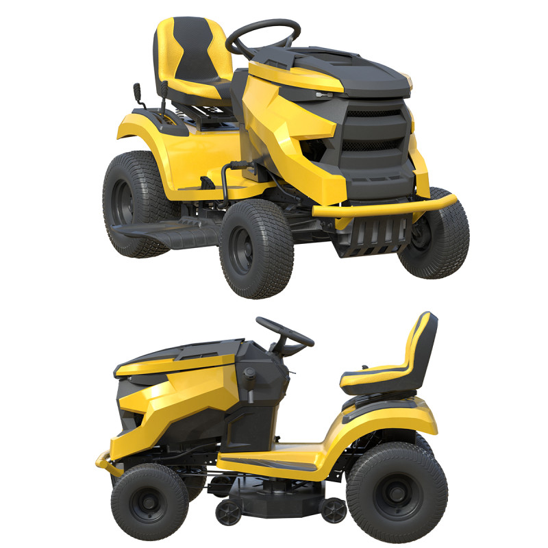Cub Cadet 割草机 LX42 3D 模型 .c4d .max .obj .3ds .fbx .stl .blend 