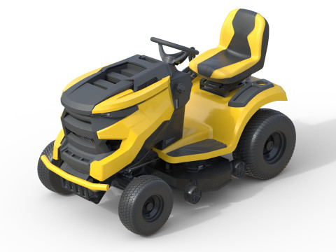 Cub Cadet 割草机 LX42 3D 模型
