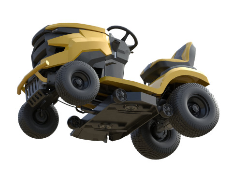 Cub Cadet 割草机 LX42 3D 模型