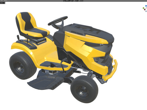 Cub Cadet 割草机 LX42 3D 模型