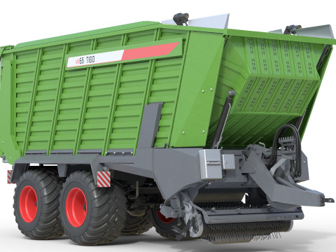 Fendt Tigo Trailer Modelo 3D