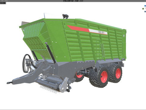 Fendt Tigo Trailer Modelo 3D