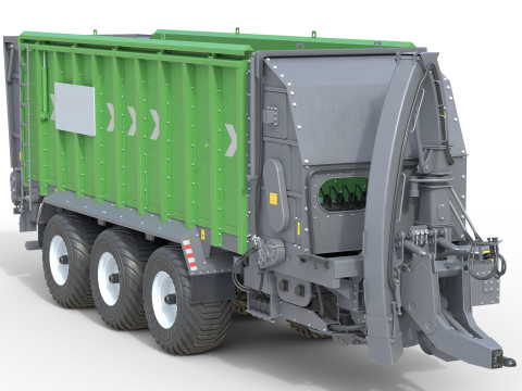 덤프 트레일러 SUW 5000 보유 3D 모델