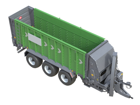 덤프 트레일러 SUW 5000 보유 3D 모델