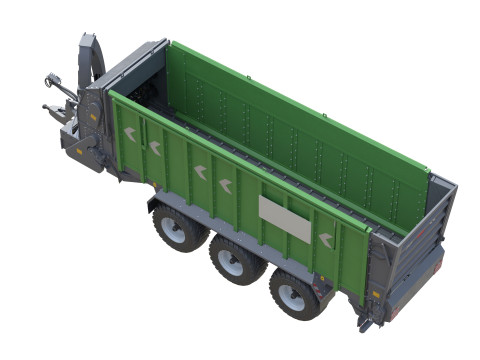 덤프 트레일러 SUW 5000 보유 3D 모델