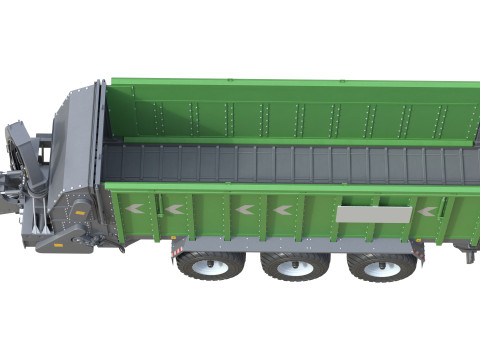 덤프 트레일러 SUW 5000 보유 3D 모델