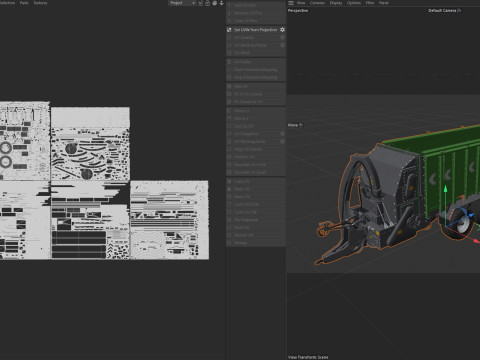 덤프 트레일러 SUW 5000 보유 3D 모델