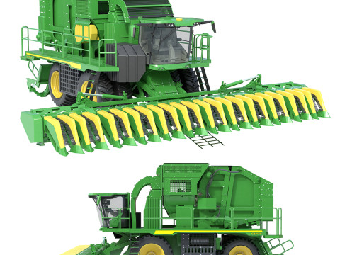 John Deere CS770 코튼 스트리퍼 3D 모델