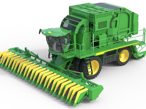 John Deere CS770 코튼 스트리퍼 3D 모델