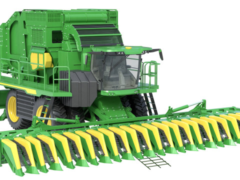 John Deere CS770 코튼 스트리퍼 3D 모델