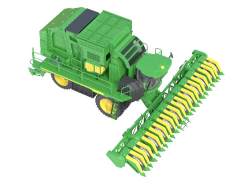 John Deere CS770 Cotton Stripper 3D Model