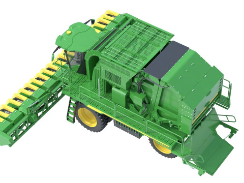 John Deere CS770 Cotton Stripper 3D Model
