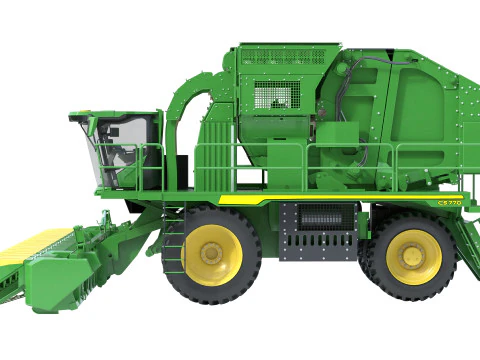 John Deere CS770 Cotton Stripper 3D Model