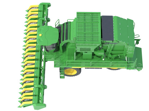 John Deere CS770 코튼 스트리퍼 3D 모델
