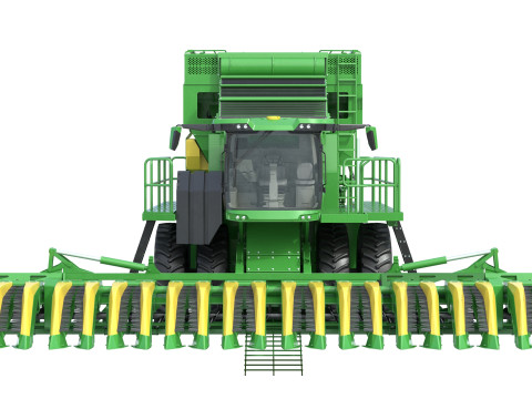 John Deere CS770 코튼 스트리퍼 3D 모델