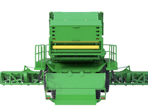 John Deere CS770 코튼 스트리퍼 3D 모델