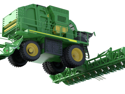 John Deere CS770 코튼 스트리퍼 3D 모델