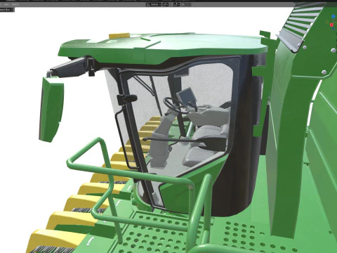 John Deere CS770 Cotton Stripper 3D Model