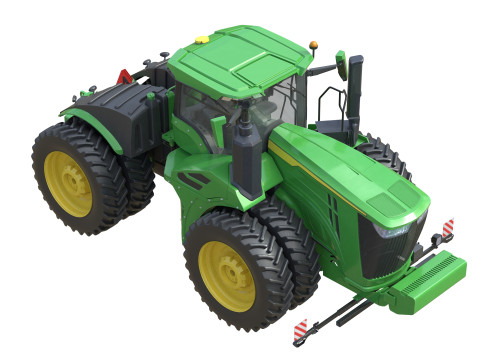 존디어 트랙터 9r-440 3D 모델