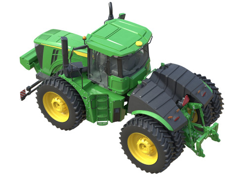 존디어 트랙터 9r-440 3D 모델